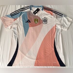 Adidas RFEF Spain Women’s National Team 25/26 Soccer Jersey JF2648 Men’s Sz: 2XL